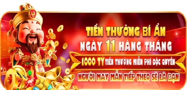 Đăng nhập ngày 11 nhận tiền thưởng